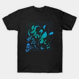 Fantasy flower Vector T-Shirt